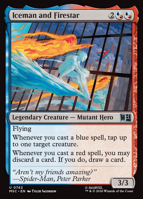 Iceman and Firestar