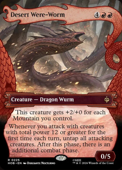 Desert Were-Worm (Foil)