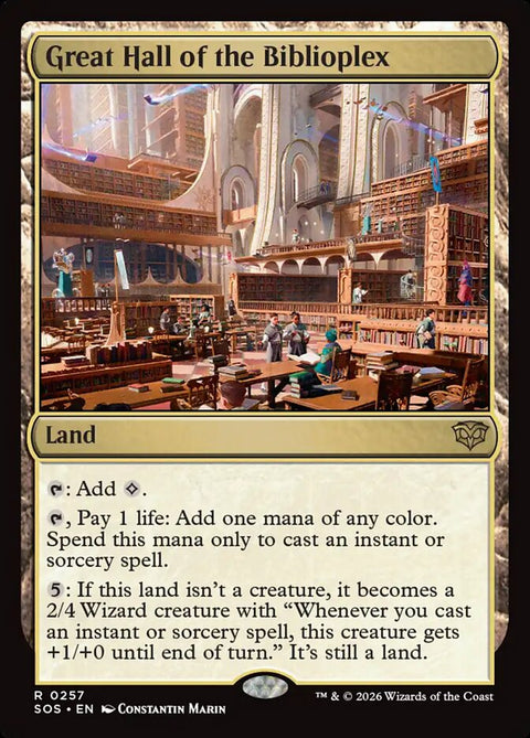 Great Hall of the Biblioplex (Foil)