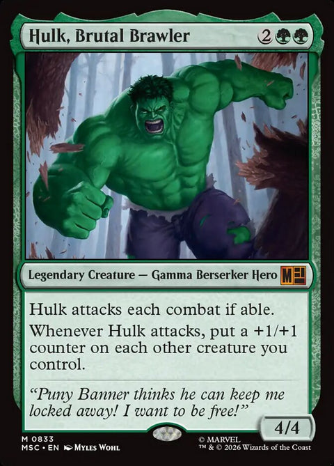 Hulk, Brutal Brawler (Foil)