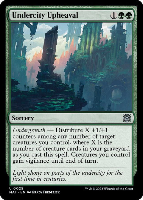 MTG | Undercity Upheaval | MAT | FOIL