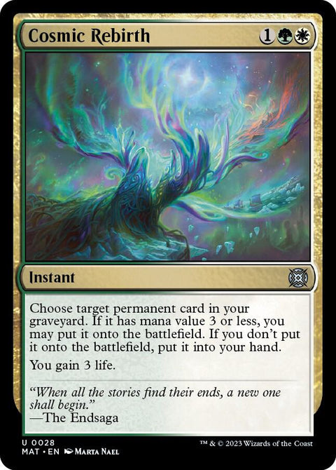 MTG | Cosmic Rebirth | MAT | FOIL