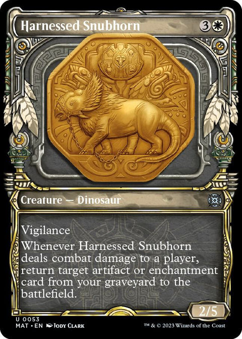 MTG | Harnessed Snubhorn | MAT