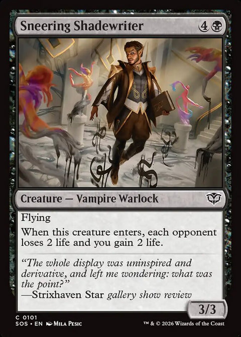 Sneering Shadewriter (Foil)