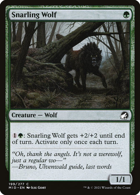 Snarling Wolf (Foil)