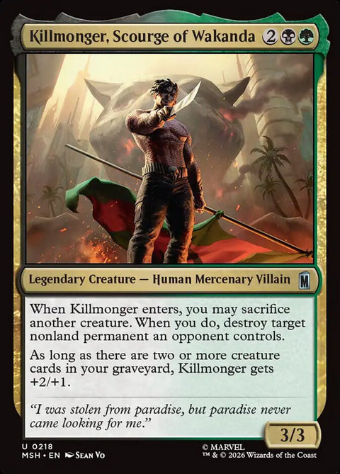 Killmonger, Scourge of Wakanda (Foil)