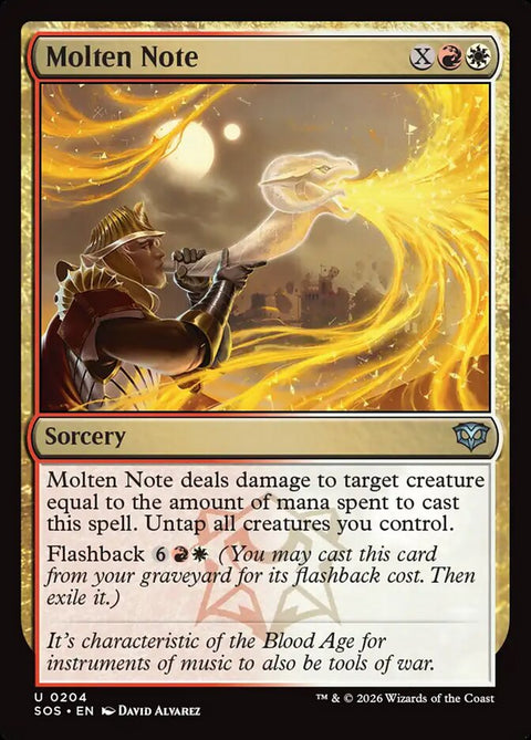 Molten Note (Foil)