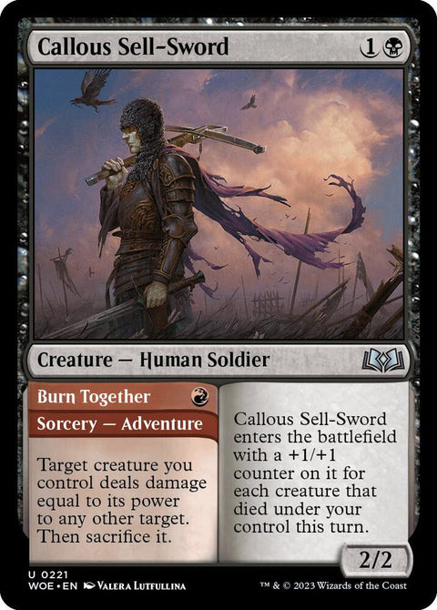 MTG | Callous Sell-Sword | WOE