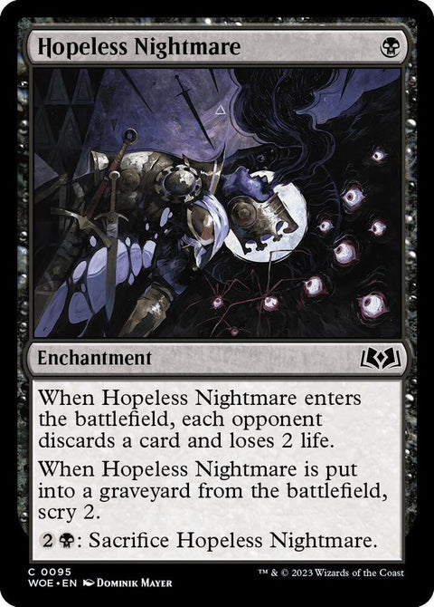 MTG | Hopeless Nightmare | WOE | FOIL