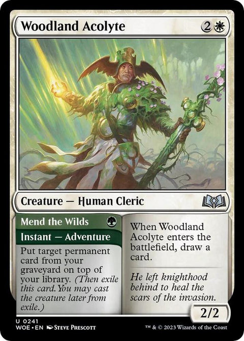 MTG | Woodland Acolyte | WOE