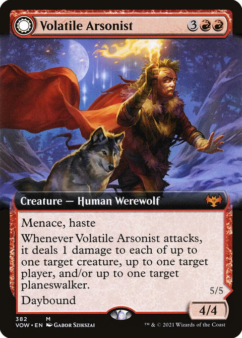 Volatile Arsonist // Dire-Strain Anarchist (Foil)