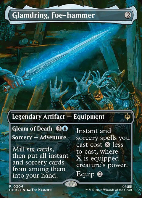 Glamdring, Foe-hammer // Gleam of Death (Foil)