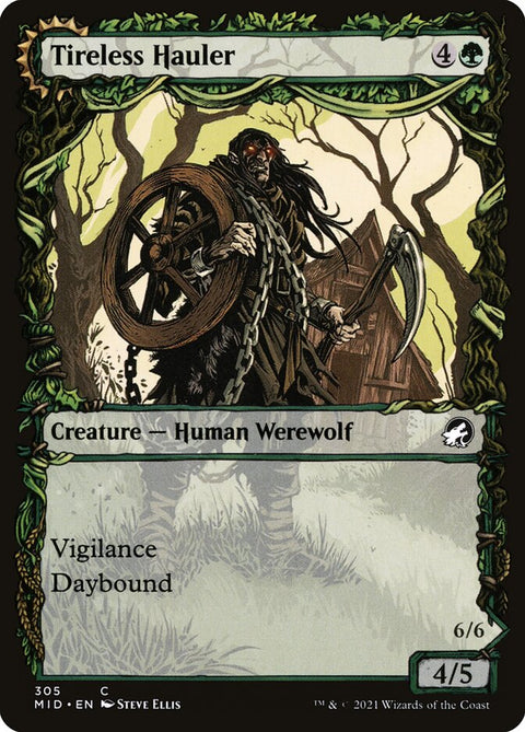 Tireless Hauler // Dire-Strain Brawler (Foil)