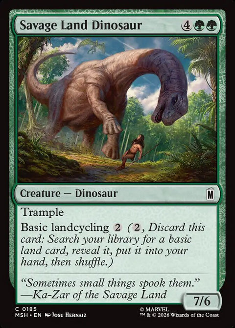Savage Land Dinosaur (Foil)