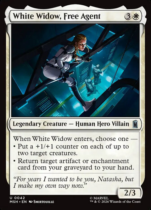 White Widow, Free Agent