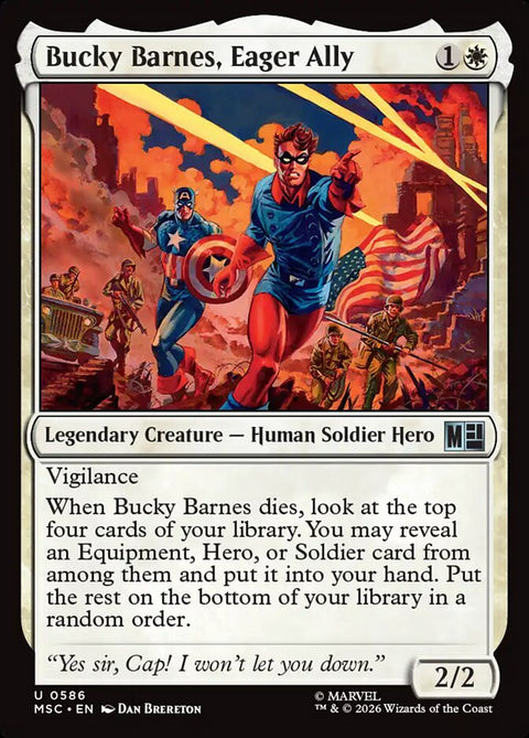 Bucky Barnes, Eager Ally (Foil)