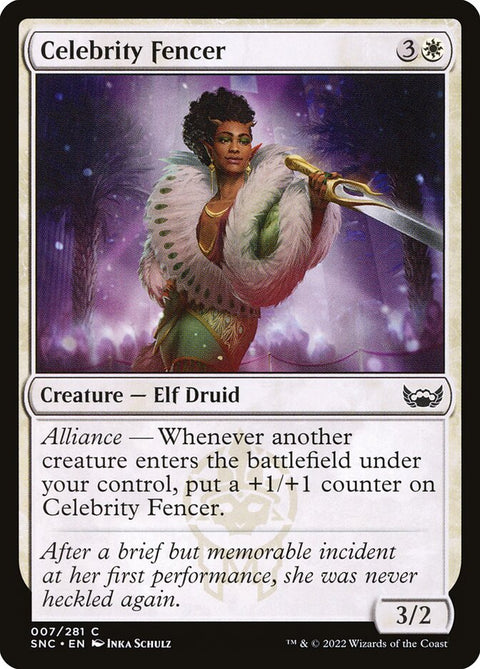 Celebrity Fencer (Foil)