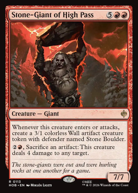Stone-Giant of High Pass (Foil)