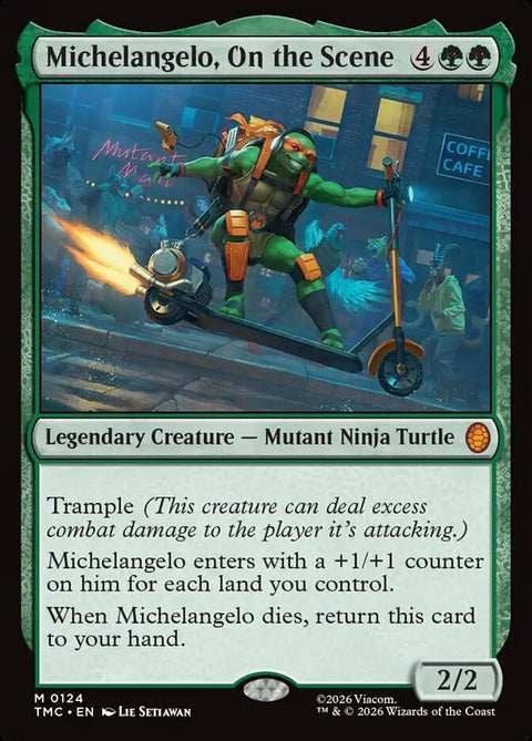 Michelangelo, On the Scene (Commander)