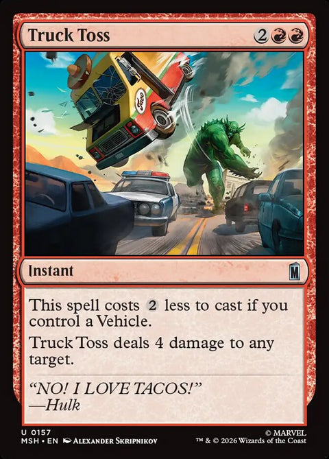 Truck Toss (Foil)