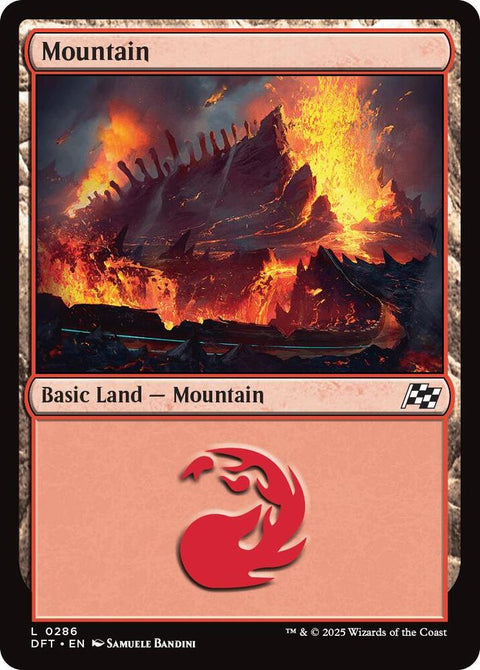 MTG | Mountain | DFT | FOIL