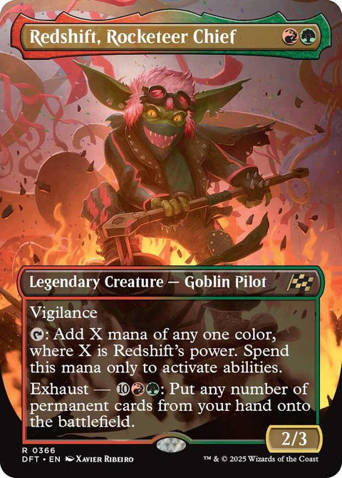 MTG | Redshift, Rocketeer Chief | DFT | FOIL