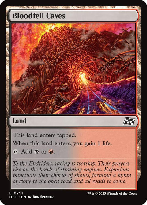 MTG | Bloodfell Caves | DFT | FOIL