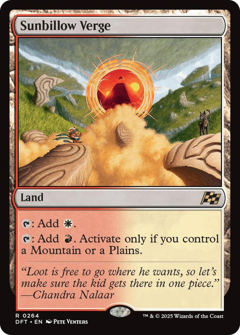 MTG | Sunbillow Verge | DFT