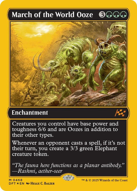 MTG | March of the World Ooze | DFT | FOIL