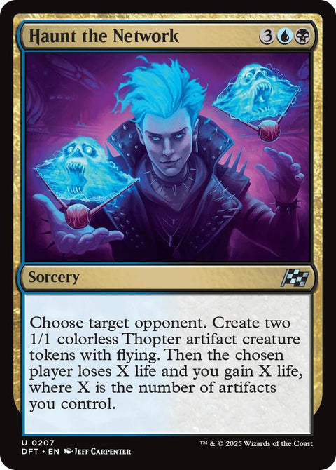 MTG | Haunt the Network | DFT | FOIL