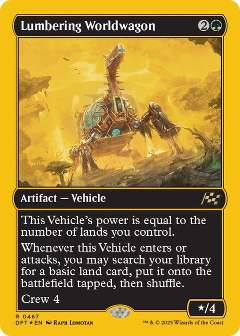 MTG | Lumbering Worldwagon | DFT | FOIL