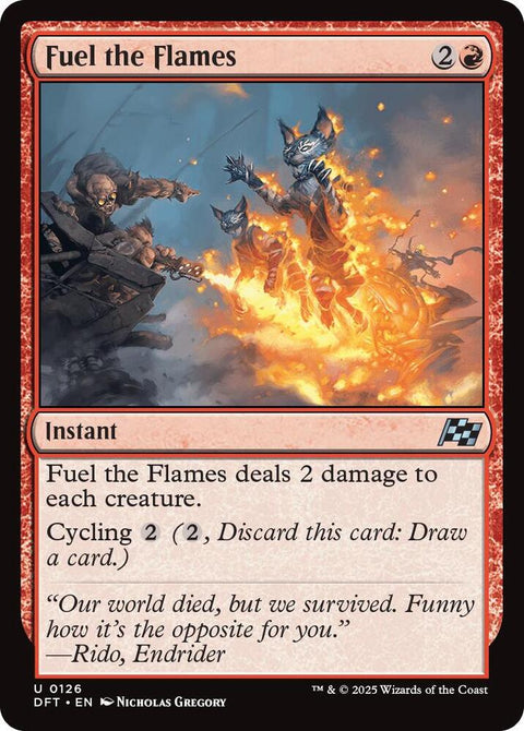 MTG | Fuel the Flames | DFT | FOIL