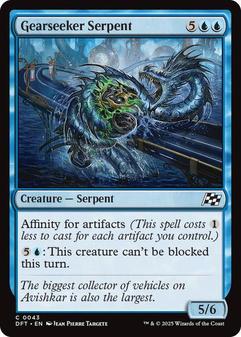 MTG | Gearseeker Serpent | DFT | FOIL