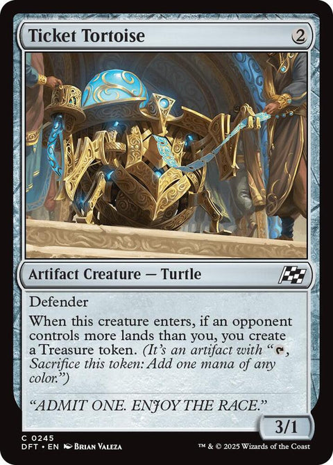 MTG | Ticket Tortoise | DFT | FOIL