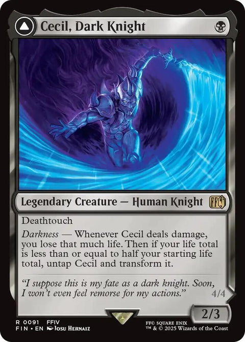 MTG | FOIL Cecil, Dark Knight | Final Fantasy