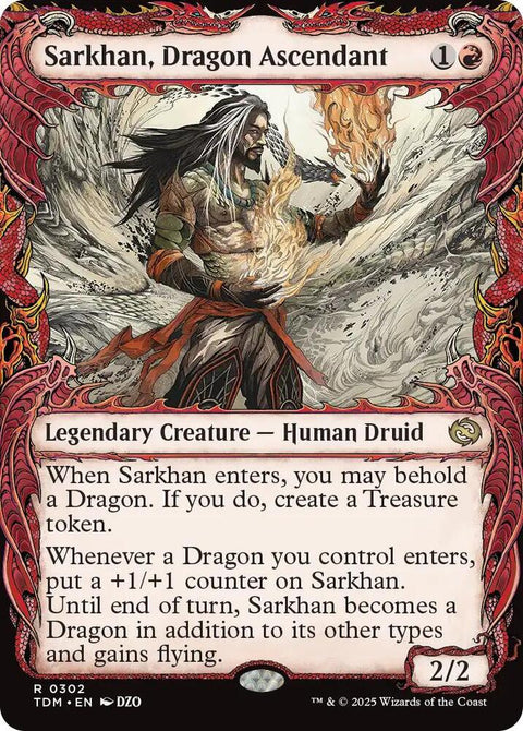 MTG | Sarkhan, Dragon Ascendant | TDM | FOIL