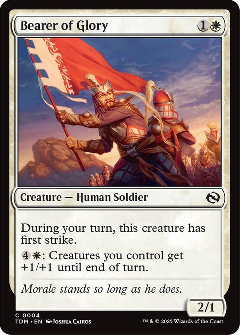 MTG | Bearer of Glory | TDM | FOIL