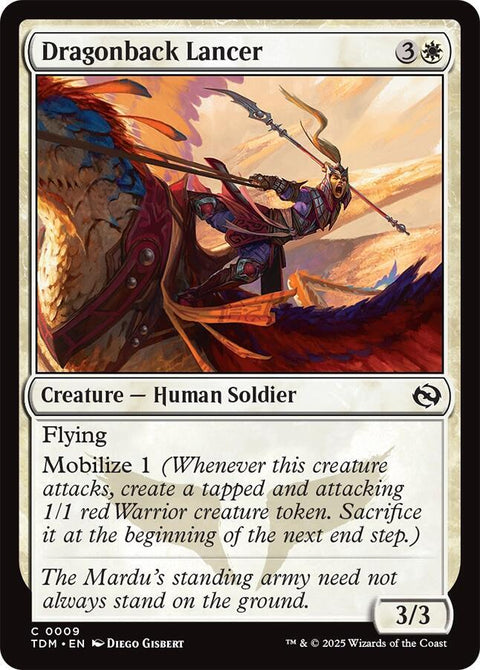 MTG | Dragonback Lancer | TDM | FOIL