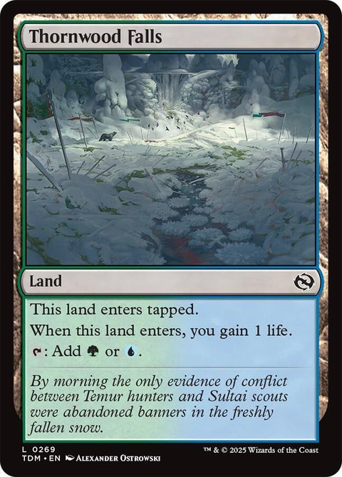 MTG | Thornwood Falls | TDM | FOIL