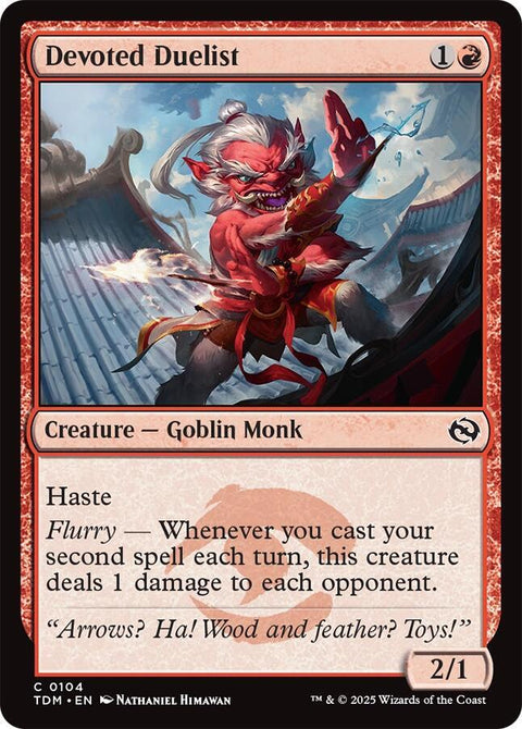 MTG | Devoted Duelist | TDM | FOIL