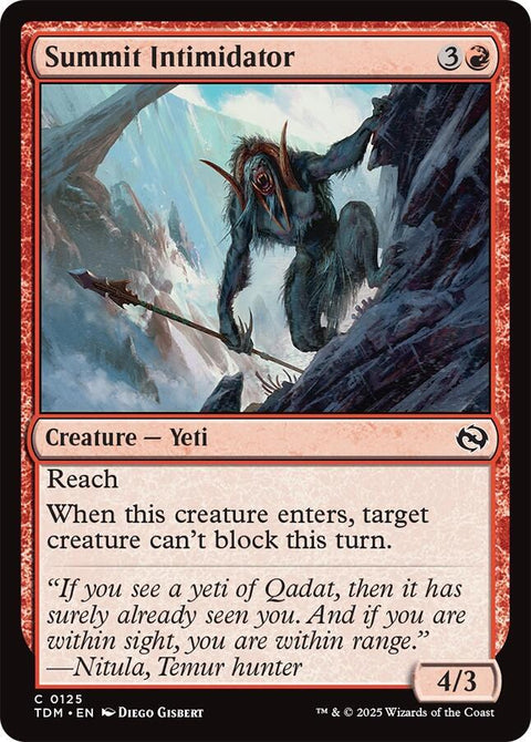 MTG | Summit Intimidator | TDM | FOIL