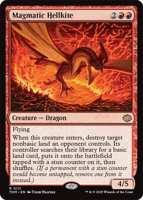 MTG | Magmatic Hellkite | TDM | FOIL