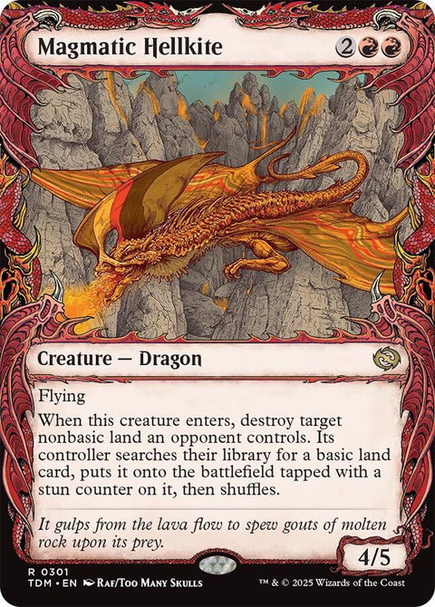 MTG | Magmatic Hellkite | TDM | FOIL