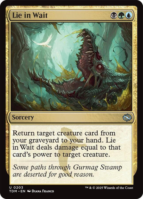 MTG | Lie in Wait | TDM | FOIL