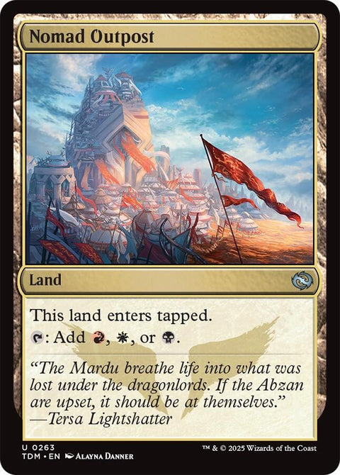 MTG | Nomad Outpost | TDM | FOIL