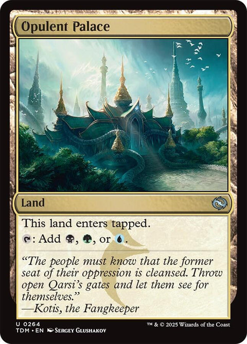 MTG | Opulent Palace | TDM | FOIL