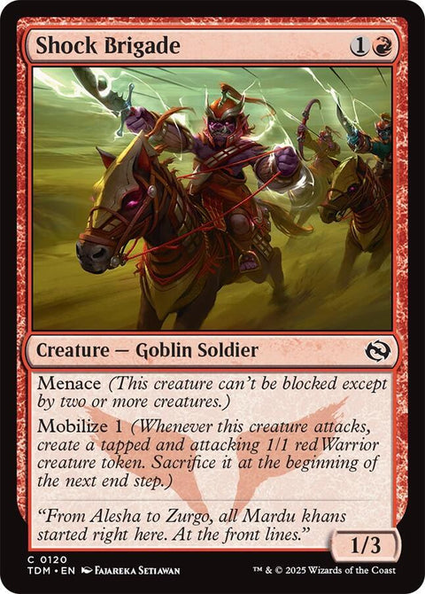 MTG | Shock Brigade | TDM | FOIL