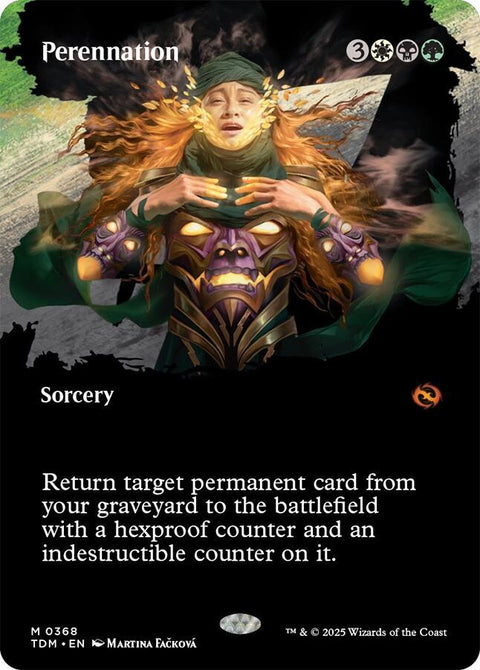 MTG | Perennation | TDM | FOIL