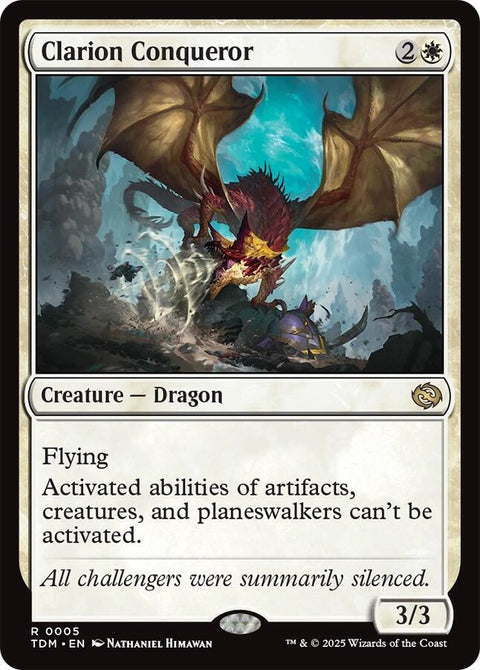 MTG | Clarion Conqueror | TDM | FOIL - Knowhere