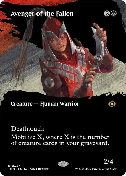 MTG | Avenger of the Fallen | TDM | FOIL